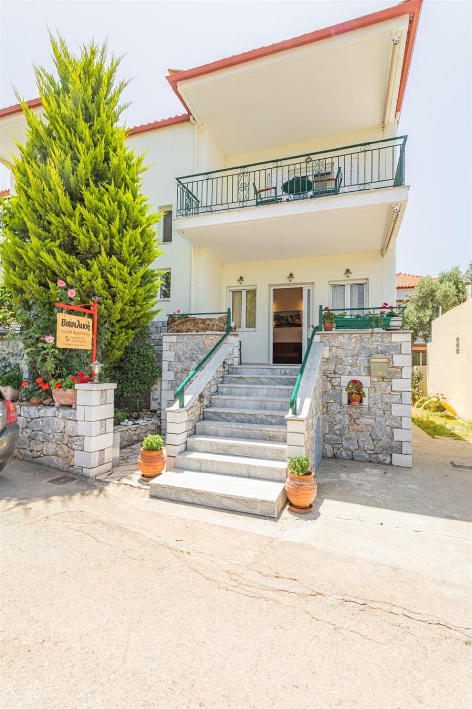 Vasiliki Apartments Stoúpa Exterior foto